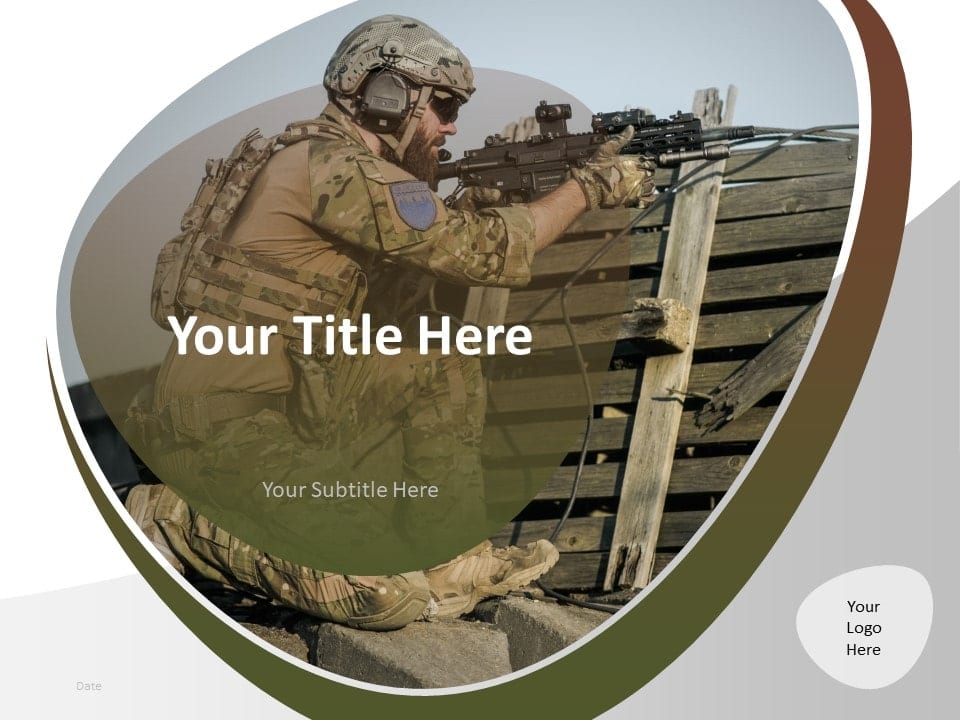 Plantilla Militar Gratis Para PowerPoint