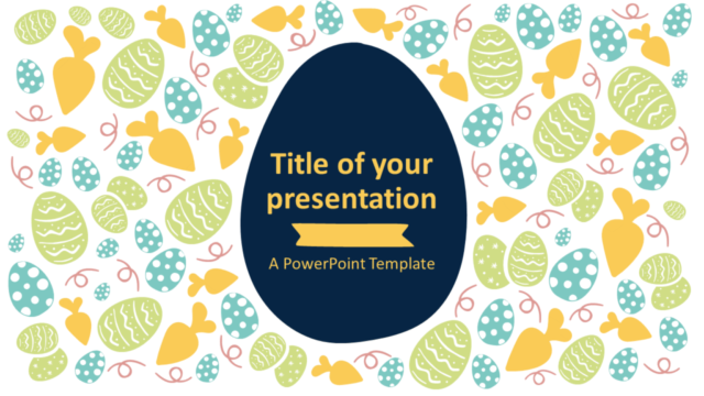 Plantilla Gratis de PowerPoint de Pascua (Estilo 1)