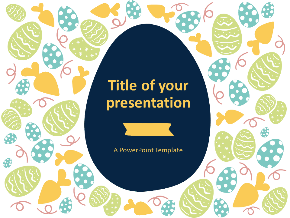 Plantilla Gratis de PowerPoint de Pascua (Estilo 1)