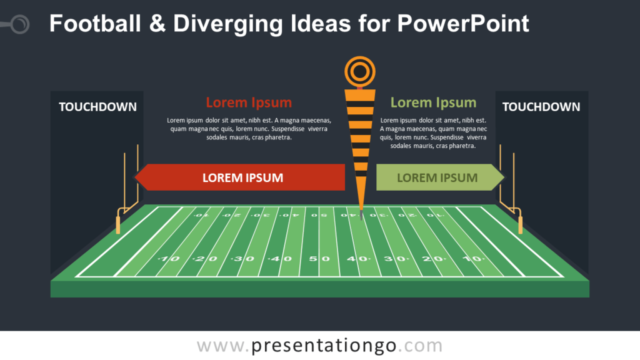 Fútbol e Ideas Divergentes Gratis Para PowerPoint