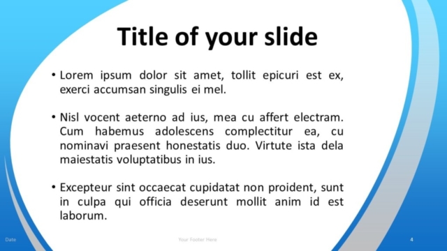 Plantilla Gratis de Médico Para PowerPoint - Diapositiva de Título Y Contenido