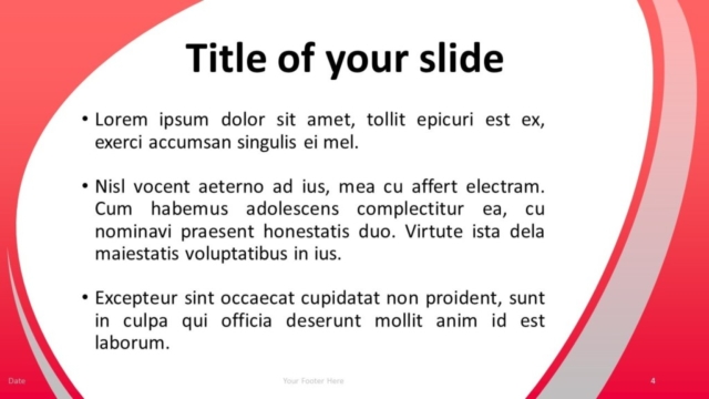 Plantilla Gratis de PowerPoint Para Maestros - Diapositiva de Título Y Contenido