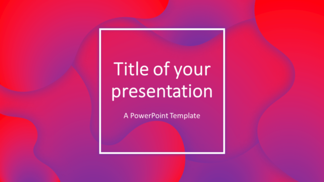 Plantilla Gratis Fluidos (Rosa-Morado) Para PowerPoint