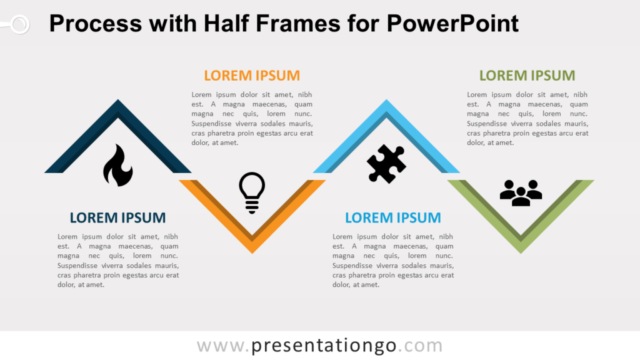 Proceso Con Medios Marcos Gratis Para PowerPoint