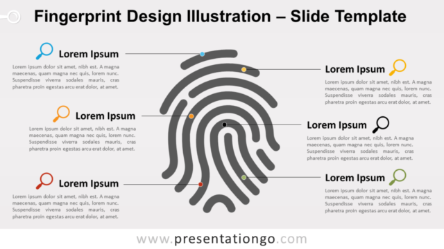 Plantilla Gratis de Huella Dactilar Para PowerPoint Y Google Slides