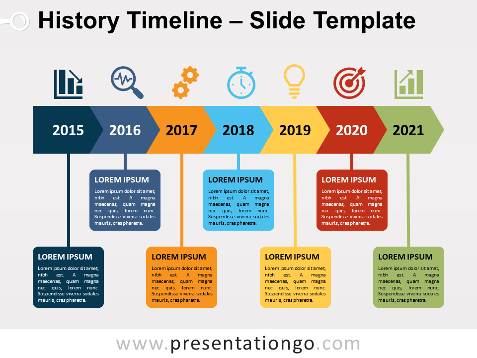 Cronología de Historia Gratis Para PowerPoint y Google Slides