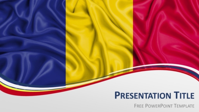Plantilla Gratis de la Bandera de Rumania Para PowerPoint Y Google Slides