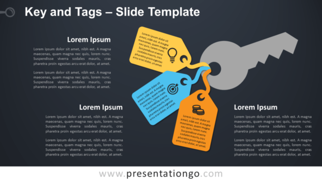 Plantilla Gratis de Llave Y Etiquetas Para PowerPoint Y Google Slides