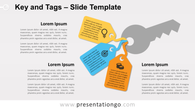 Plantilla Gratis de Llave Y Etiquetas Para PowerPoint Y Google Slides