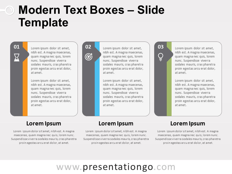 Cuadros de Texto Modernos Gratis Para PowerPoint Y Google Slides