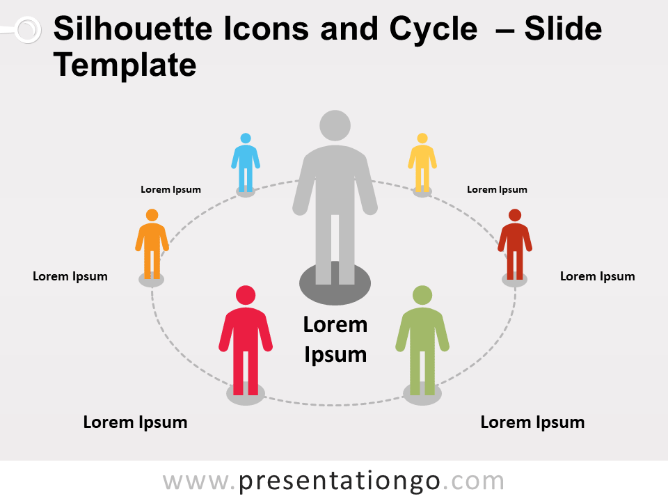 Iconos de Silueta Y Ciclo Gratis Para PowerPoint Y Google Slides