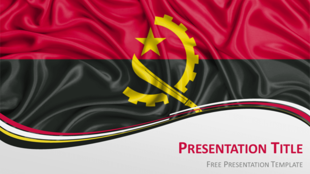 Bandera de Angola Gratis Para PowerPoint Y Google Slides