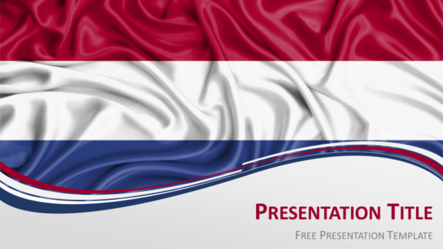 Bandera de Los Países Bajos Gratis Para PowerPoint Y Google Slides