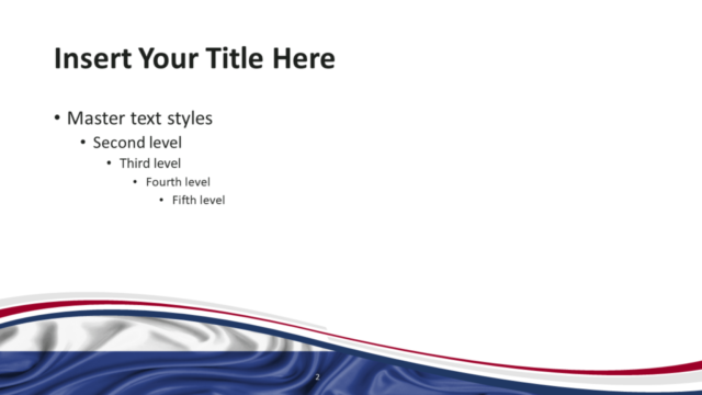 Bandera de Los Países Bajos Gratis Para PowerPoint Y Google Slides - Diapositiva de Título Y Contenido
