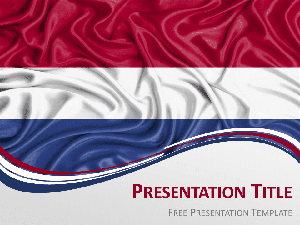 Bandera de Los Países Bajos Gratis Para PowerPoint Y Google Slides