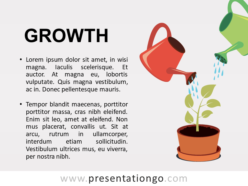 Plantilla Gratis Metafórica de Crecimiento Para PowerPoint Y Google Slides