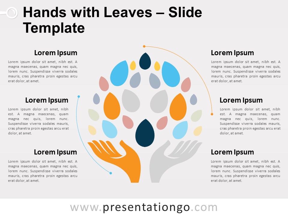 Manos Y Hojas Gratis Para PowerPoint Y Google Slides