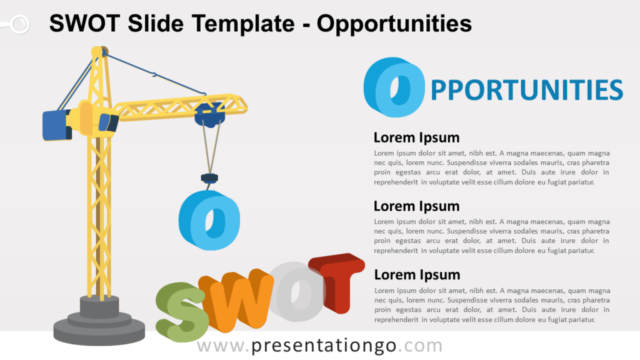 Gráficos de Análisis FODA Gratis Para PowerPoint Y Google Slides - Oportunidades