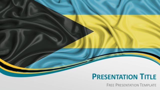 Bandera de Bahamas Gratis Para PowerPoint Y Google Slides