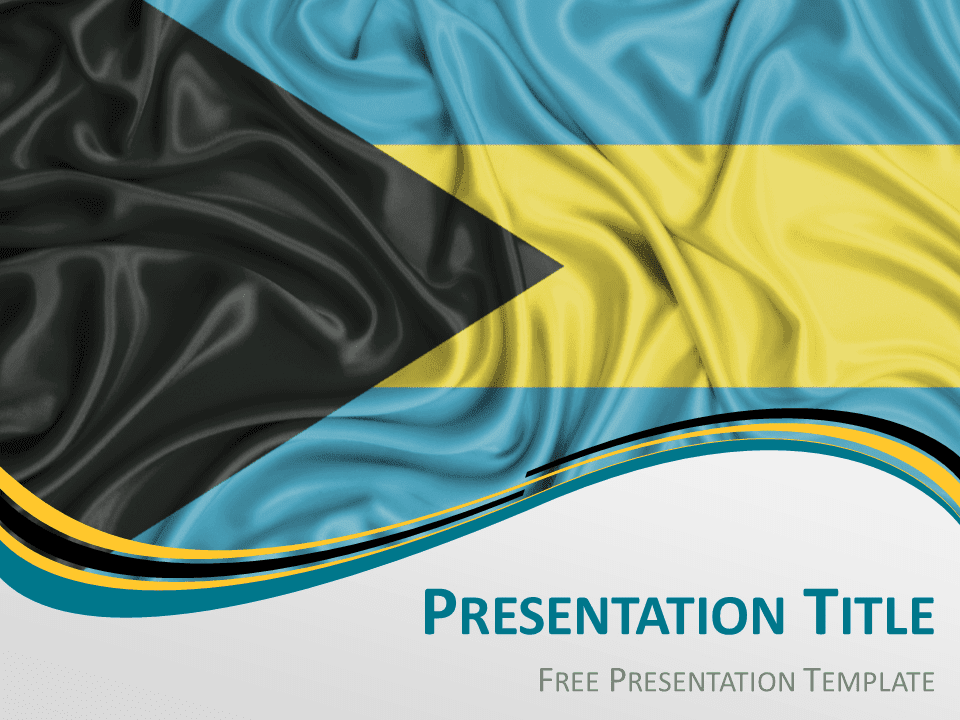 Bandera de Bahamas Gratis Para PowerPoint Y Google Slides