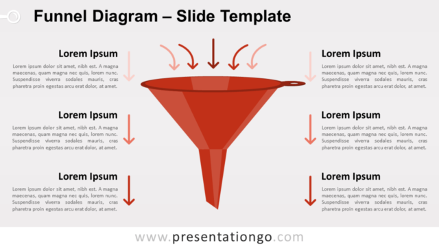 Diagrama de Embudo Gratis Para PowerPoint Y Google Slides