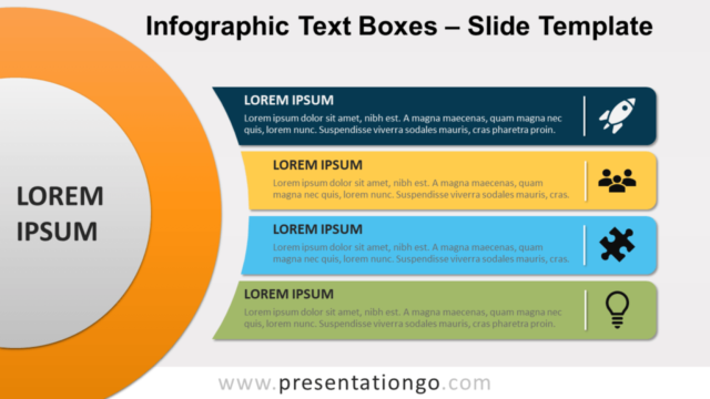 Cuadros de Texto Infográficos Gratis PowerPoint Y Google Slides