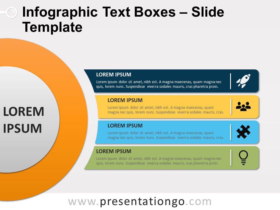 Cuadros de Texto Infográficos Gratis PowerPoint Y Google Slides