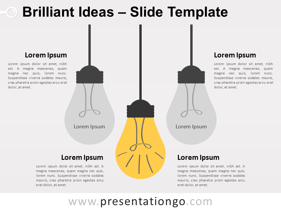 Infografía de Ideas Brillantes Gratis Para PowerPoint Y Google Slides
