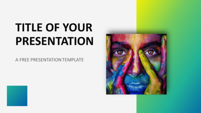 Plantilla Gratis de Degradado Verde Moderno Para PowerPoint Y Google Slides