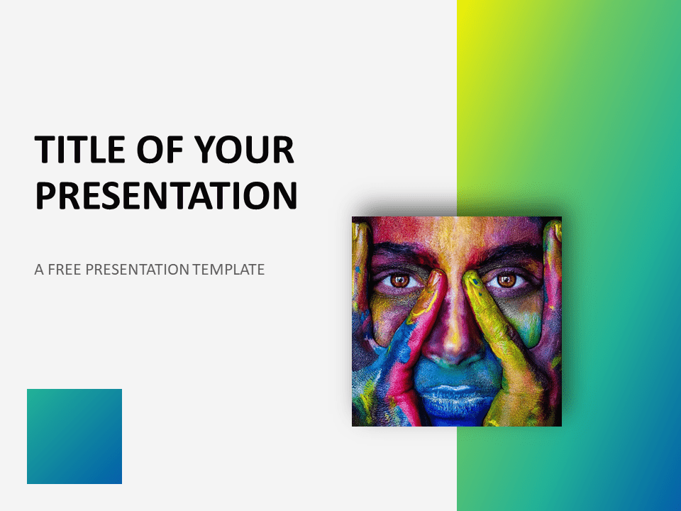 Plantilla Gratis de Degradado Verde Moderno Para PowerPoint Y Google Slides