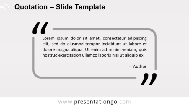 Citas Con Contorno Gratis Para PowerPoint Y Google Slides