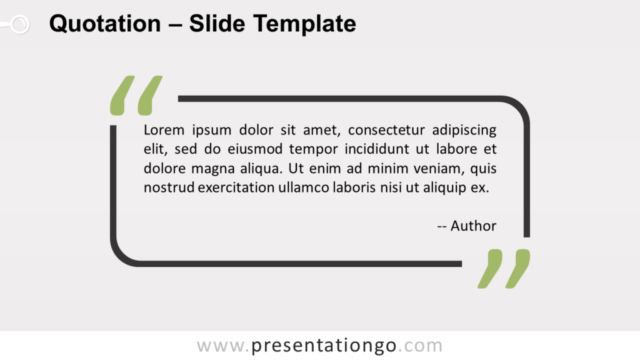 Citas Con Contorno Gratis Para PowerPoint Y Google Slides