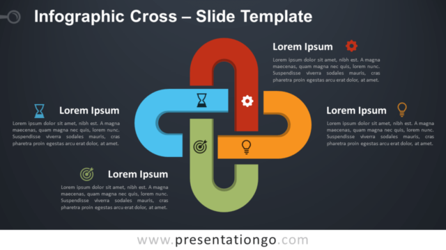 Cruz Infográfica Gratis Para PowerPoint Y Google Slides