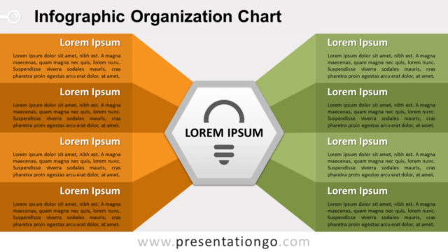 Organigrama Infográfico Gratis Para PowerPoint Y Google Slides