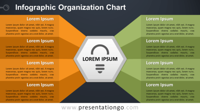 Organigrama Infográfico Gratis Para PowerPoint Y Google Slides