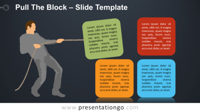 Infografía Gratis "Tira del bloque" Para PowerPoint Y Google Slides