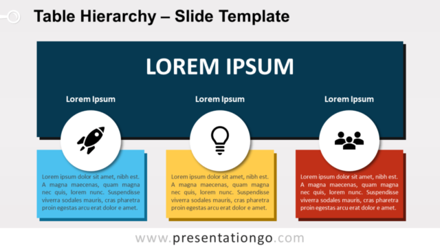 Tabla Jerárquica Gratis Para PowerPoint Y Google Slides