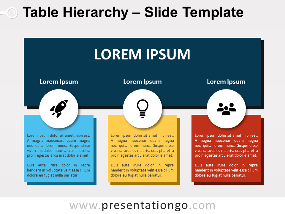 Tabla Jerárquica Gratis Para PowerPoint Y Google Slides