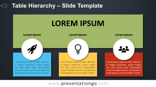 Tabla Jerárquica Gratis Para PowerPoint Y Google Slides