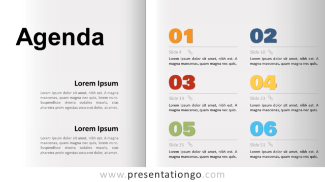 Plantilla Gratis de Agenda Para PowerPoint Y Google Slides