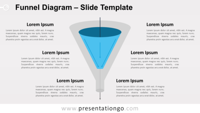 Diagrama Gratis de Embudo Para PowerPoint Y Google Slides