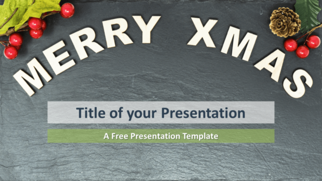 Plantilla Feliz Navidad Gratis Para PowerPoint Y Google Slides
