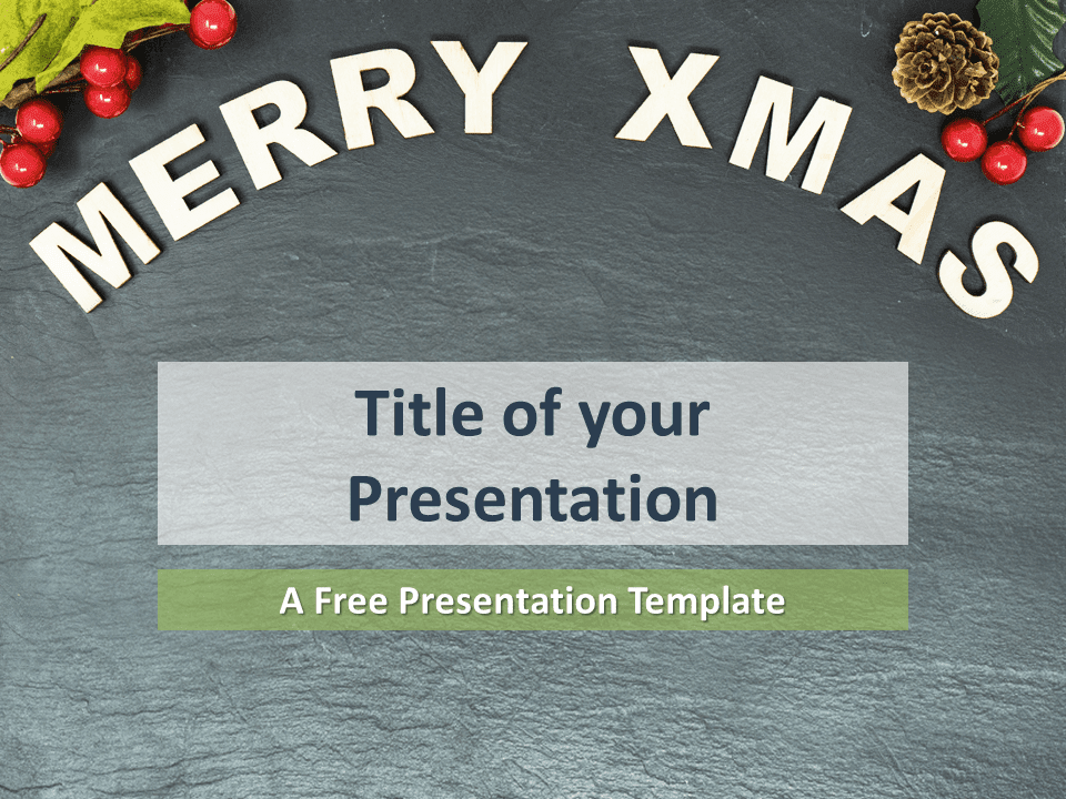 Plantilla Feliz Navidad Gratis Para PowerPoint Y Google Slides