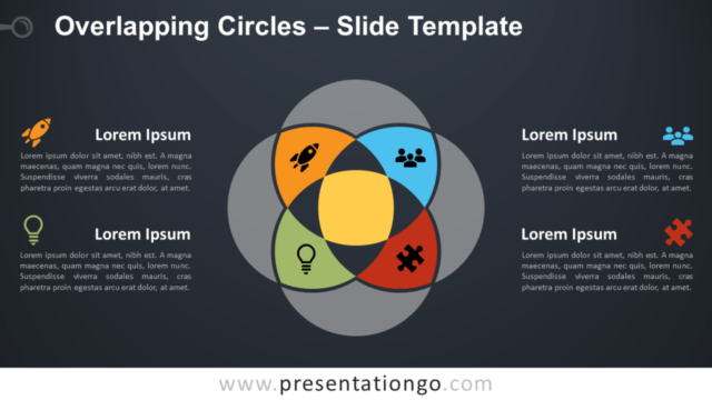Círculos Superpuestos Gratis Para PowerPoint Y Google Slides