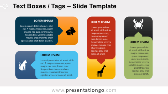 Etiquetas de Texto (Tags) Gratis Para PowerPoint Y Google Slides