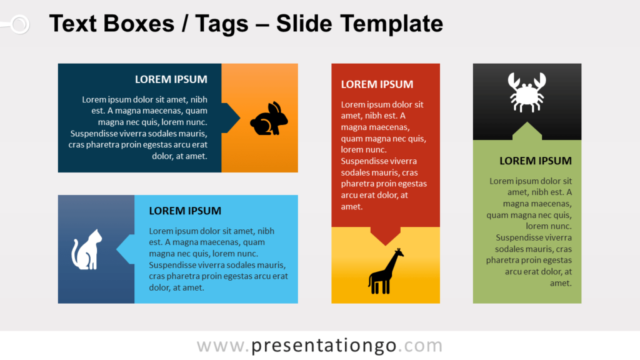 Etiquetas de Texto (Tags) Gratis Para PowerPoint Y Google Slides