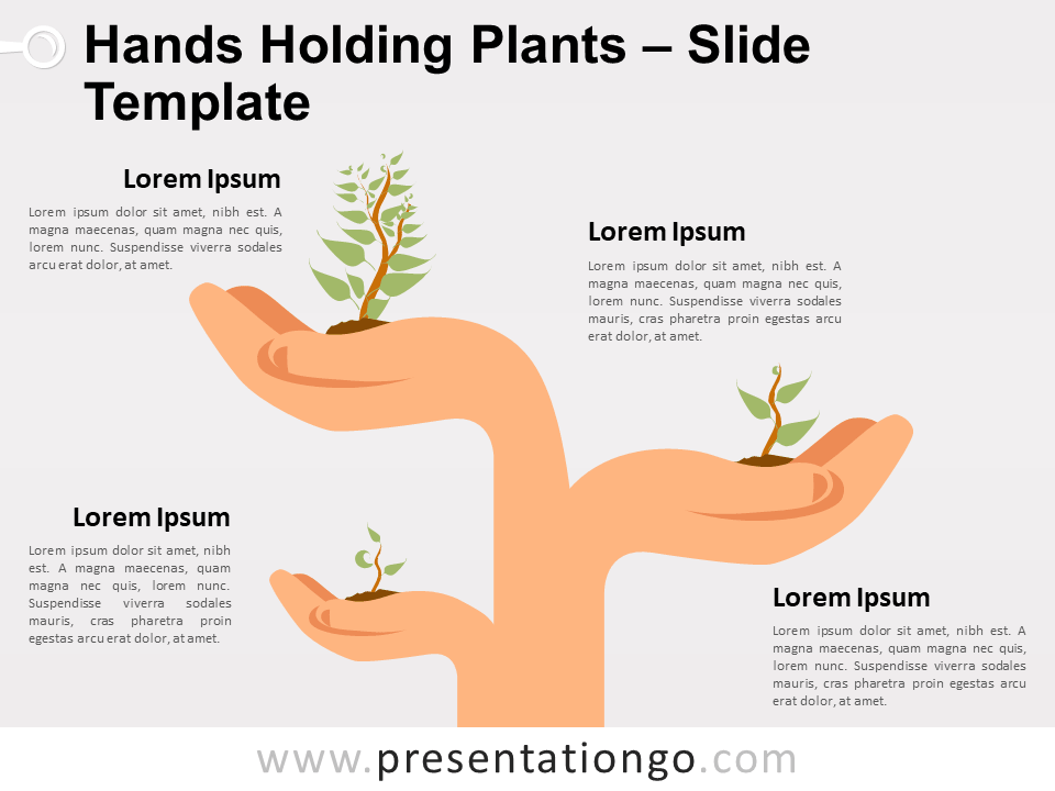 Manos Sosteniendo Plantas Gratis Para PowerPoint Y Google Slides
