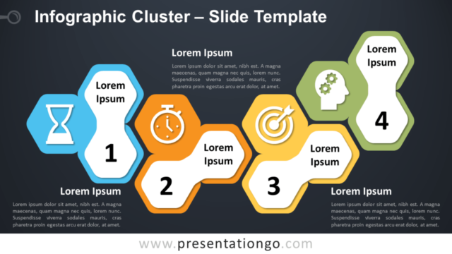 Diagrama Infográfico Gratis de Conglomerados Para PowerPoint Y Google Slides