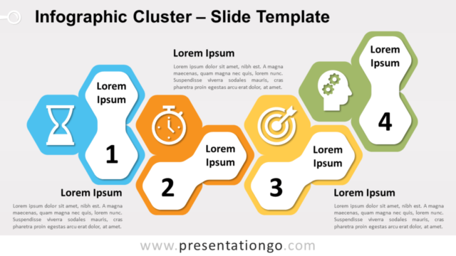 Diagrama Infográfico Gratis de Conglomerados Para PowerPoint Y Google Slides