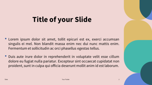 Plantilla Gratis de Geometría Abstracta Pastel Para PowerPoint Y Google Slides